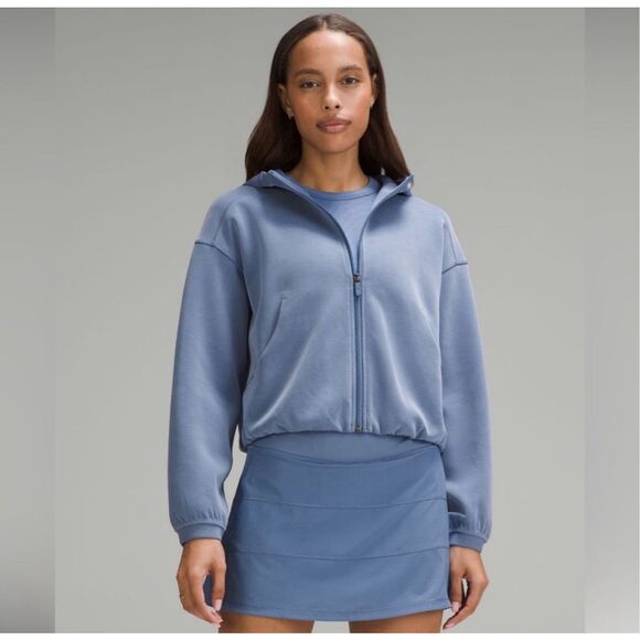 lululemon athletica Tops - Lululemon Softstreme Full-Zip Hoodie in Oasis Blue